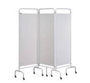 BEDSCREEN 4 FOLD WITH CURTAINS