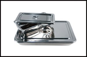 TRAY - INSTRUMENT TRAY WITH LID (325X265X50)